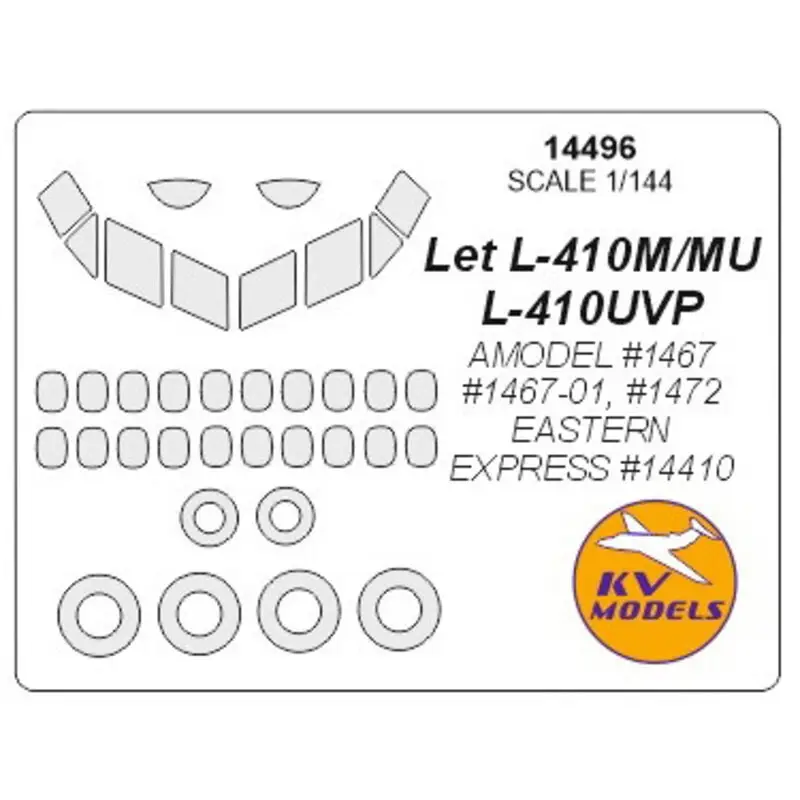 Beperkte Voorraad LAAT L-410 + zijruiten op romp en wielmaskers (ontworpen om te worden gebruikt met A-Model-sets AMU1467 / AMU1467-01, AMU1472 en