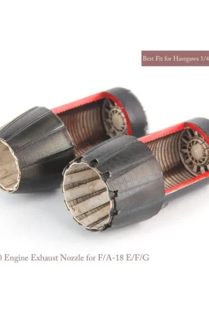Boeing F / A-18E / F / A-18F Super Hornet NOZZLE-SET (GESLOTEN) & NA BRANDERSET (ontworpen voor gebruik met Hasegawa-kits) Finale Uitverkoop