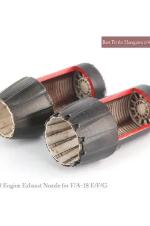Boeing F / A-18E / F / A-18F Super Hornet NOZZLE-SET (GEOPEND) & NA BRANDERSET (ontworpen voor gebruik met Hasegawa-kits) Speciale Aanbieding