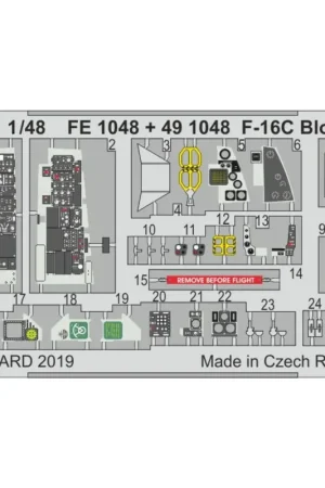Lockheed-Martin F-16C Block 25 (ontworpen om te worden gebruikt met Tamiya-kits) Bevat ongeveer 20 van de meer belangrijke en pr Goedkoop