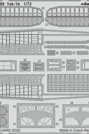 Betaalbaar Yakovlev Yak-1b 1/72 (ontworpen om te worden gebruikt met Arma Hobby-kits) Accessoire