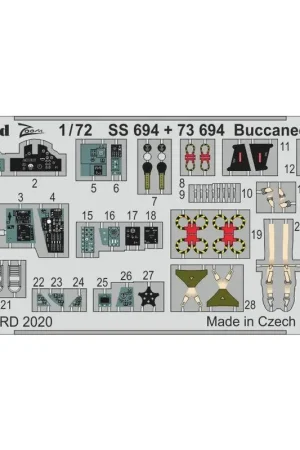Blackburn Buccaneer S.2C (ontworpen om te worden gebruikt met Airfix-kits) Accessoire Lage Kosten