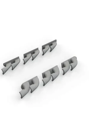 Speciale Aanbieding Curtiss P-40E Warhawk uitlaatstapels fishtail 1/32 (ontworpen om te worden gebruikt met Hasegawa-kits)