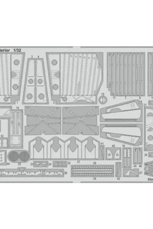 Premium Curtiss P-40N Kittyhawk exterieur 1/32 (ontworpen om te worden gebruikt met Trumpeter-kits)