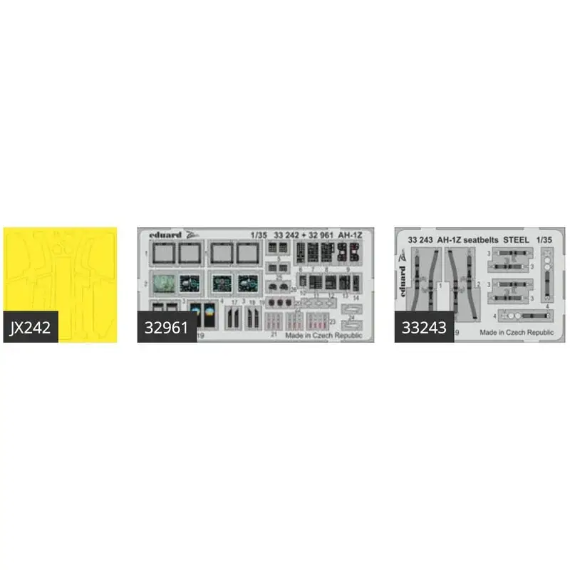 Bell AH-1Z Haaienmond (ontworpen voor gebruik met Academy-kits) Deze BiG-Ed-set bevat al deze Eduard-sets ..... EDJX242 AH-1Z ED Goedkoop