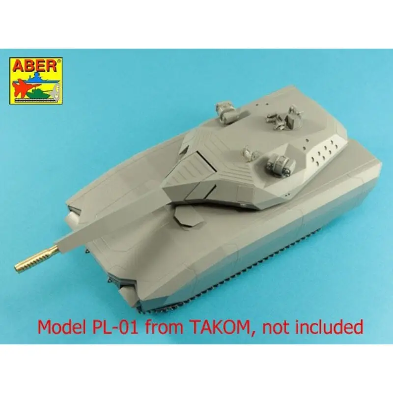 Seizoensaanbieding 105 mm vat voor Poolse PL-01 prototype lichte tank (ontworpen om te worden gebruikt met Takom-kits)