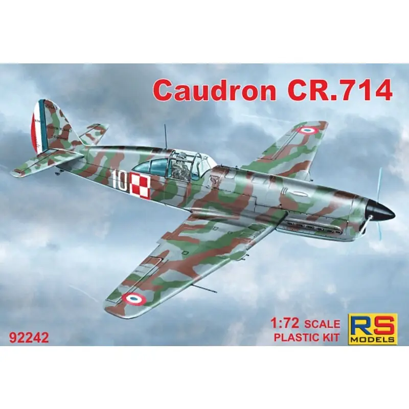 Rechtstreeks Van De Fabrikant Caudron CR.7141.Caudron CR-714, 2e Esc.GC 1/145, Dreux, A. Niewiara, juni 19402. Caudron CR-714, 1st Esc.GC 1/145, Villacoubl