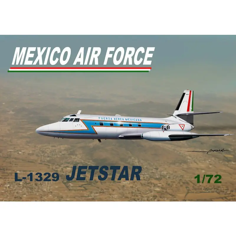 Lockheed L-1329 Jetstar 'Fuerza Aérea Mexicana' Schaalmodel Aanbieding