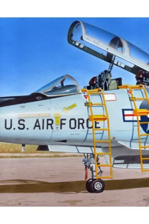 Gecertificeerd Ladder voor McDonnell F-101B Voodoo (ontworpen om te worden gebruikt met Kitty Hawk Model-, Monogram- en Revell-kits)