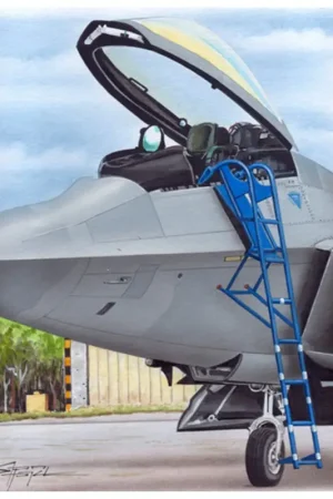 Ladder voor Lockheed-Martin F-22A (ontworpen voor gebruik met Academy, Hasegawa, Italeri en Revell kits) [Boeing] Lage Prijs