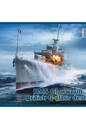 Meest Verkocht HMS Glowworm 1938 Britse G-klasse vernietiger Schaalmodel