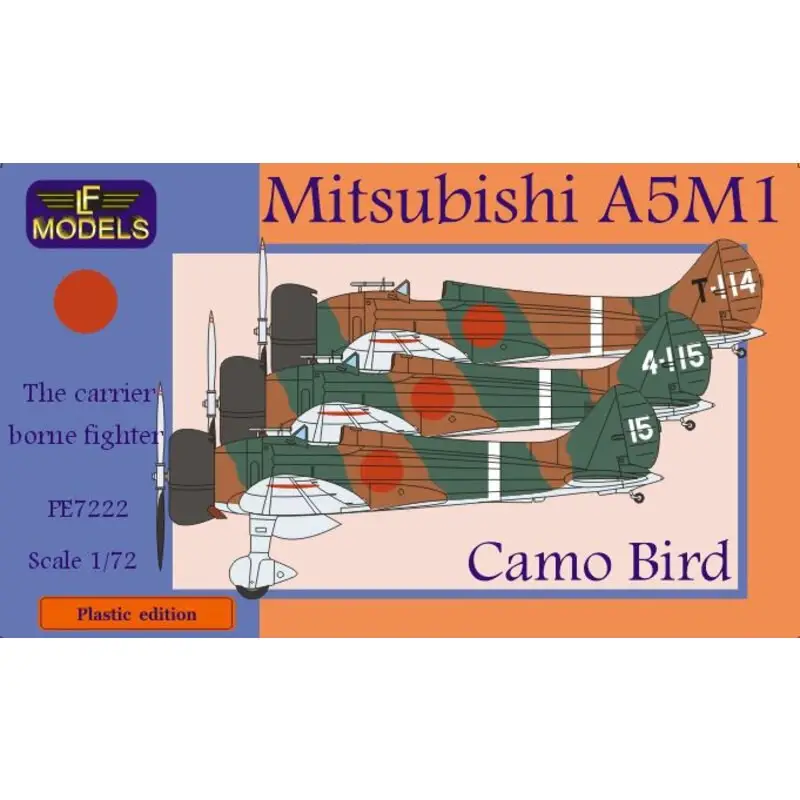 Premium Mitsubishi A5M1 'Claude' Camo Bird (ex AVI-modellen) Schaalmodel