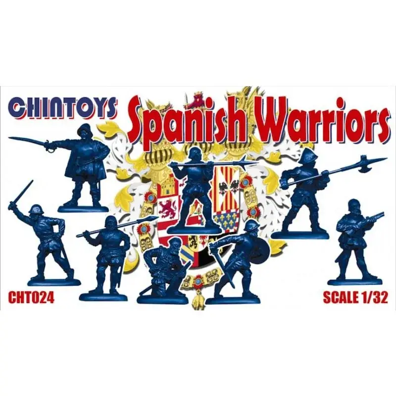 Spanish Warriors 16 c (GEEN DOOS. DIT IS IN EEN POLYTHENE ZAK MET KAART) Figuren Seizoensaanbieding