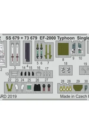 Eurofighter EF-2000 Typhoon Single Seater (ontworpen voor gebruik met Revell-kits) Direct Beschikbaar