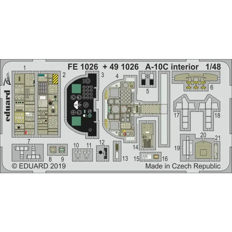 Fairchild A-10C (ontworpen om te worden gebruikt met Italeri-kits) Accessoire Direct Verzonden