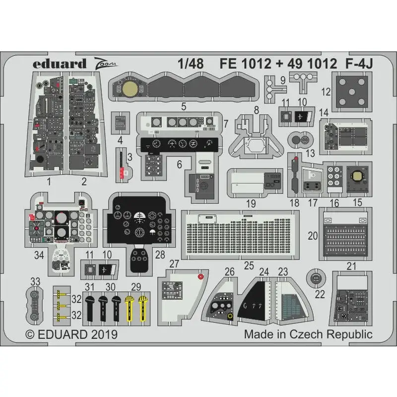 Dagaanbieding McDonnell F-4J Phantom (ontworpen om te worden gebruikt met Academy-kits) Accessoire
