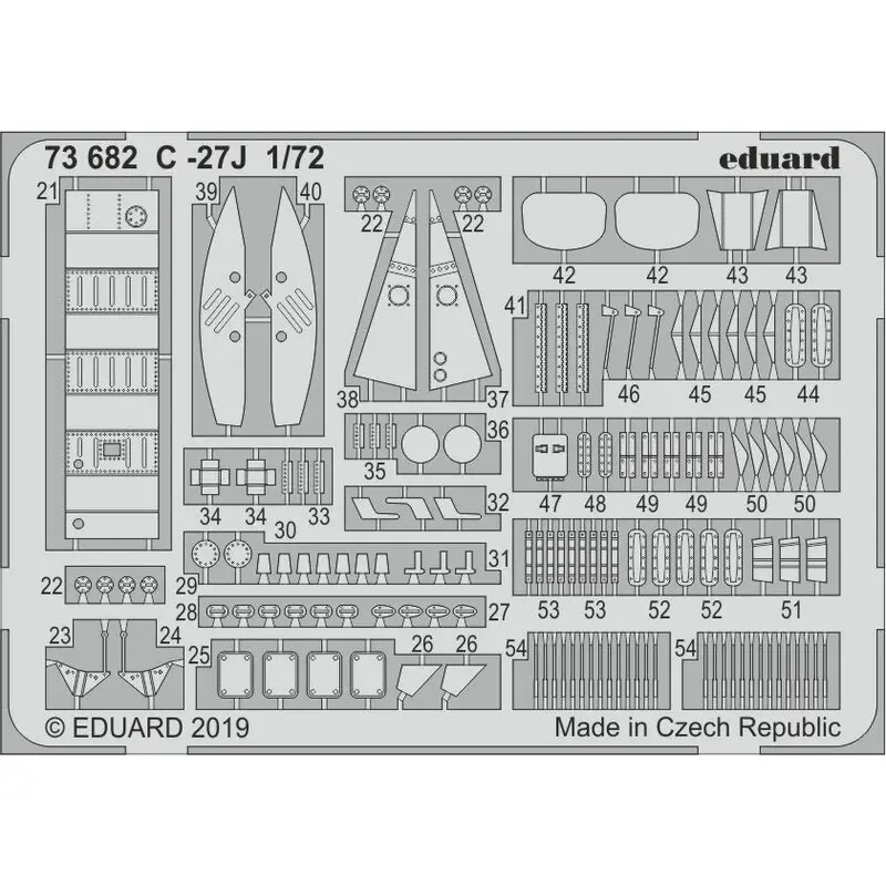 Alenia C-27J Spartan (ontworpen om te worden gebruikt met Italeri-kits) Accessoire Goedkoop