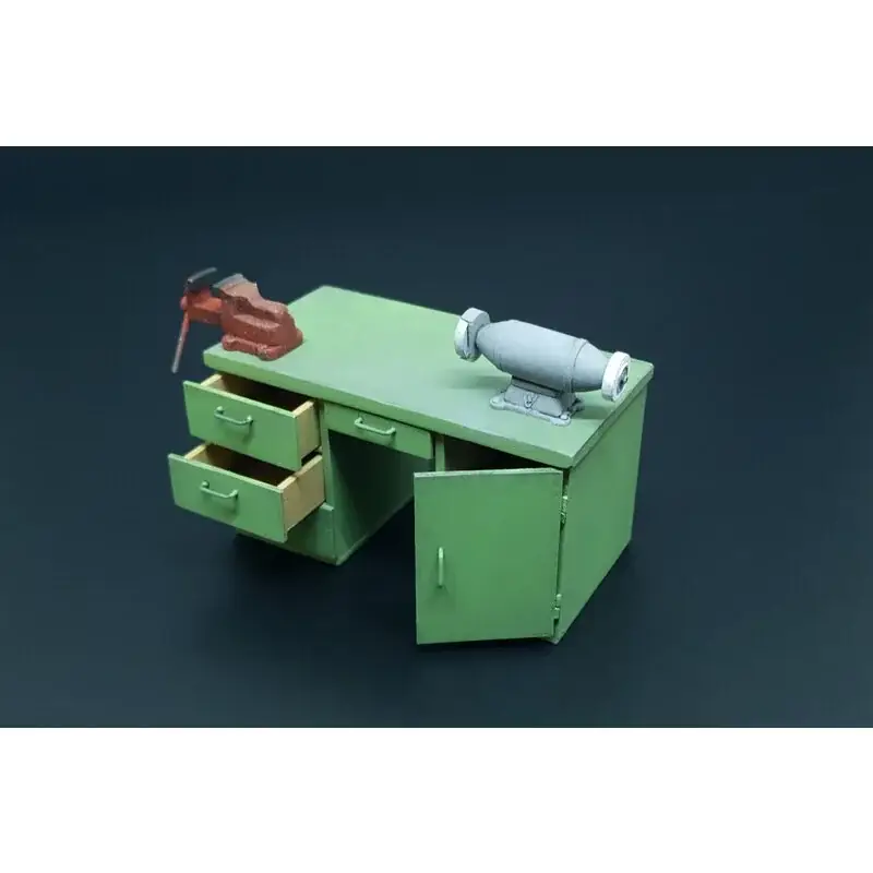 Werkbank met tafelgrinder en bankschroef.Harspakket werkplaatstafel Koop Online