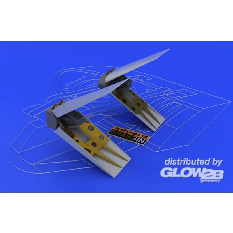Alleen Vandaag Eduard Accessories: F-16 air brakes for Tamiya in 1:48 Accessoire
