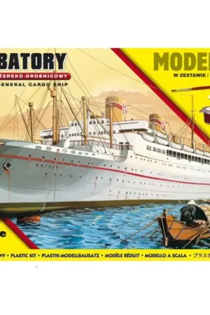 m / s BATORY (trans-Atlantisch algemeen vrachtschip voor passagiers-genen) (modelset) Speciale Aanbieding
