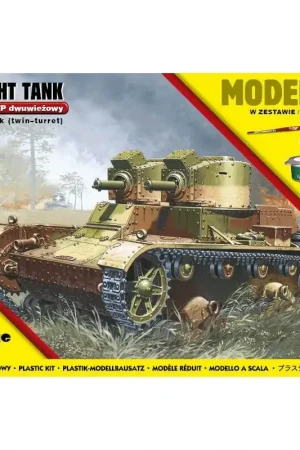 7TP Light Tank Twin Turret (Model Set) Schaalmodel Lage Kosten
