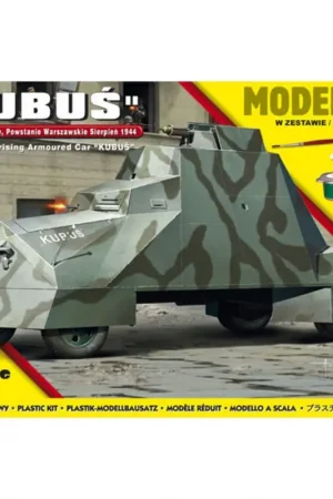Beperkte Voorraad Kubus (Warschau '44 Uprising Armored Car) Modelset Schaalmodel