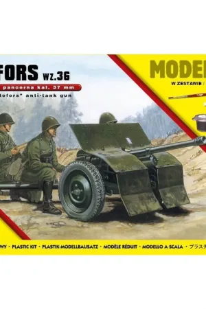 37 mm BOFORS wz 36 anti-tankpistool (ModelSet Schaalmodel Koopje