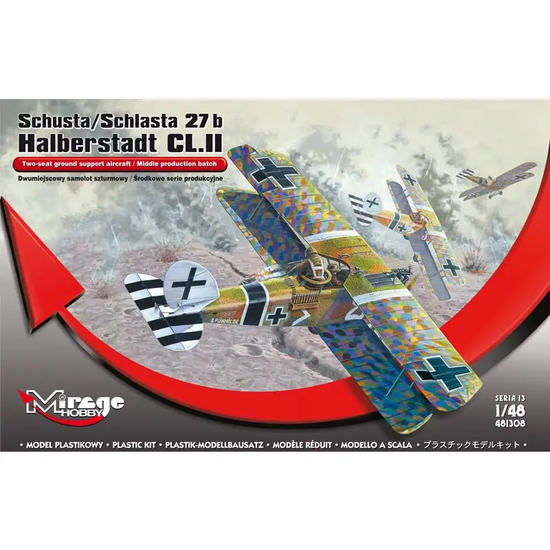Schusta / Schlasta 27b Halberstadt CL.II Schaalmodel Dagaanbieding