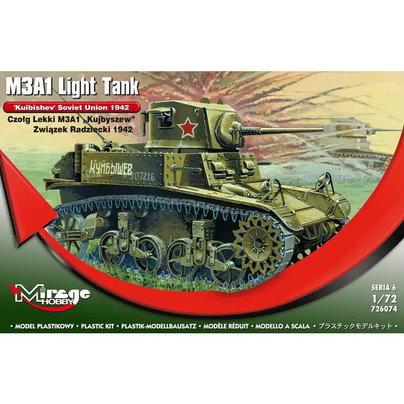 Beste Prijs M3A1 Lichte tank 'Kuibishev' Sov.Unie Schaalmodel
