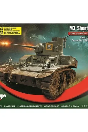 Betaalbaar M3 STUART Light Tank 2 / 6th Australian Armored Regiment (Buna, Gona, december 42 Schaalmodel