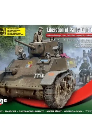 Premium Liberation of Paris, Light Tank M3A3 Schaalmodel