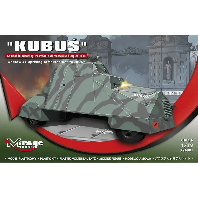Voordeelprijs KUBUS (Warschau '44 Uprising Armored Car) Schaalmodel