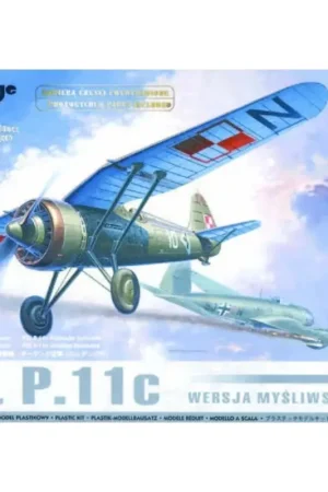 PZL P-11 C Polnische Luftwaffe mit Resin- und Fotoätzteilen Schaalmodel Alleen Vandaag