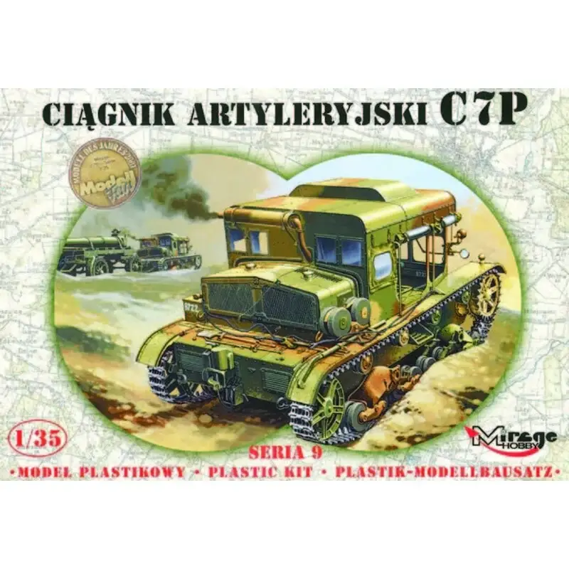 Schwerer Artillerie Traktor C7P Schaalmodel Populair