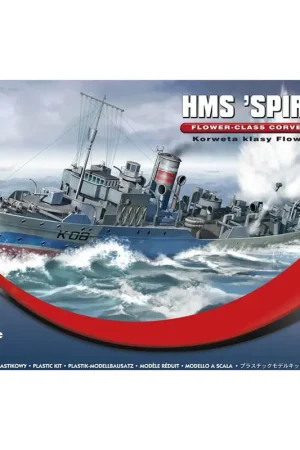Premium HMS SPIRAEA Corvette van bloemklasse (K08) Schaalmodel