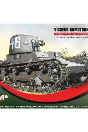 Vickers Armstrong 6ton mk F / B Lichte tank Schaalmodel Favoriet