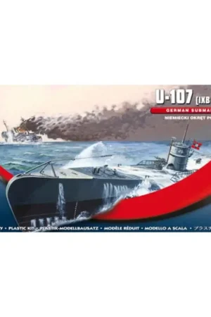 Goedkoop U-107 (IXB turm I) DUITSE ONDERZEEËR Schaalmodel