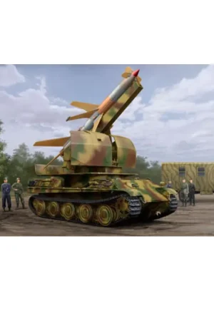 Alleen Vandaag Flakpanther met 8,8 cm Flakrakete Rheintochter I Schaalmodel