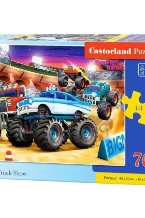 Superprijs Puzzel Monster Truck Show, Puzzle 70 Teile