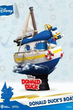 Speciale Aanbieding Disney Summer Series diorama PVC D-Stage Donald Duck's Boot 15 cm