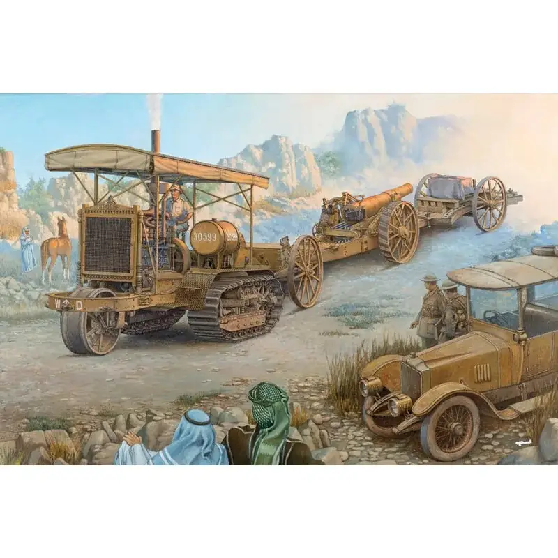 Holt 75 artillerietractor & BL 8-inch houwitser Mk VI Schaalmodel Lage Prijs