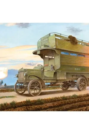Meest Verkocht Type B WWI Omnibus 'Ole Bill' Bus Schaalmodel