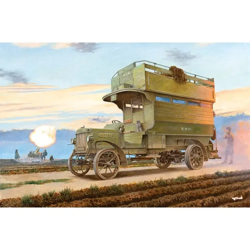 Meest Verkocht Type B WWI Omnibus 'Ole Bill' Bus Schaalmodel