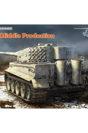 Dagaanbieding Pz.Kpfw.VI Tiger I Middenproductie met volledig interieur Schaalmodel