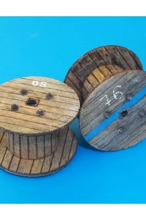 Kabelhaspels - klein - voor diorama's Betrouwbaar
