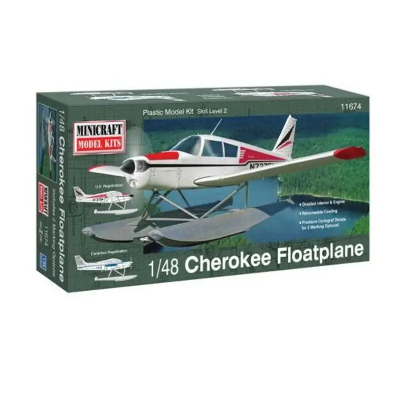 Piper Cherokee watervliegtuig Schaalmodel Exclusieve Aanbieding