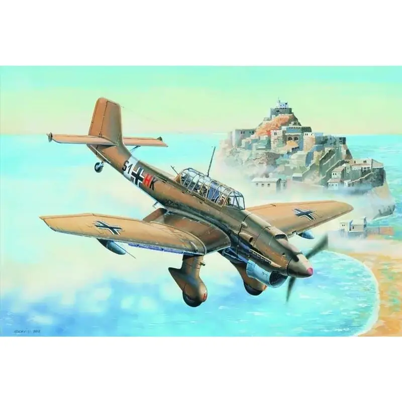 Junkers ju-87r stuka Schaalmodel Laatste Kans