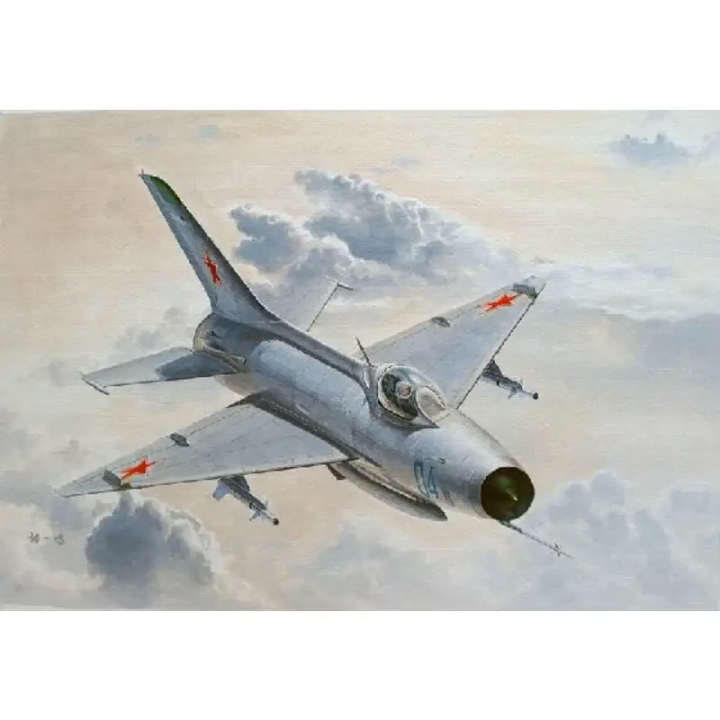 Korting Mig-21 f-13 / j-7 jager Schaalmodel