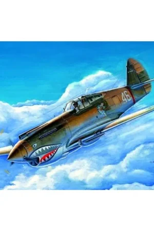 Tijdelijk Beschikbaar P-40b / c "warhawk" Schaalmodel