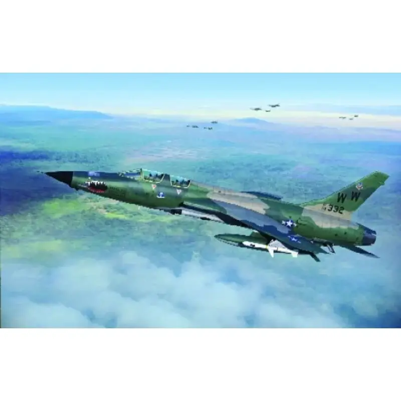 Finale Uitverkoop F-105g "thunderchief" Schaalmodel